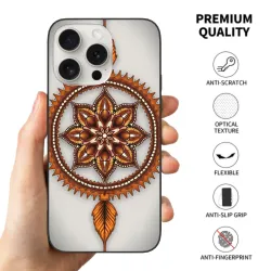 iPhone 15/Pro/Max 曼陀羅花纹手机壳 - okomall