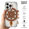 iPhone 15/Pro/Max 曼陀羅花纹手机壳 - okomall