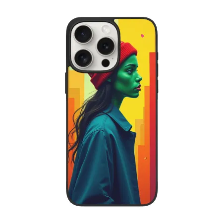 iPhone 15/Pro/Max 抽象人物藝術手機殼 - okomall