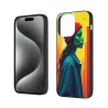 iPhone 15/Pro/Max 抽象人物藝術手機殼 - okomall