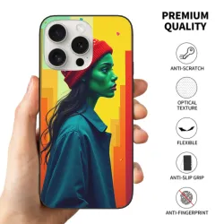 iPhone 15/Pro/Max 抽象人物藝術手機殼 - okomall