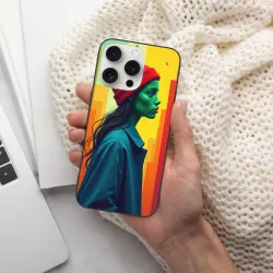iPhone 15/Pro/Max 抽象人物藝術手機殼 - okomall