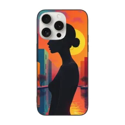 iPhone 15/Pro/Max 手機殼 - 城市剪影日落 | OKOMALL