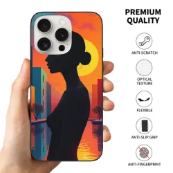 iPhone 15/Pro/Max 手機殼 - 城市剪影日落 | OKOMALL