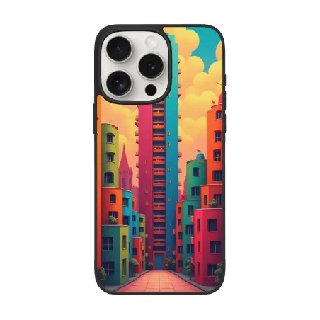 iPhone 15/Pro/Max 夢幻街景手機殼 - okomall