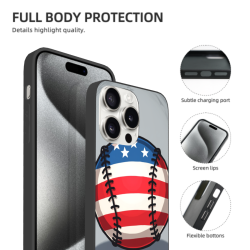 美國國旗 iPhone 15/15 Pro/15 Pro Max 手機殼 - okomall