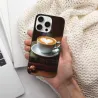 iPhone 15/Pro/Max 咖啡藝術手機殼 - okomall
