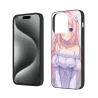 iPhone 15/Pro/Max 動漫少女手機殼 - 夢幻花舞 | okomall