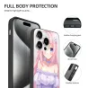 iPhone 15/Pro/Max 動漫少女手機殼 - 夢幻花舞 | okomall