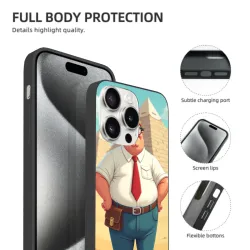 iPhone 15/Pro/Max 商業紳士手機殼 - okomall.com