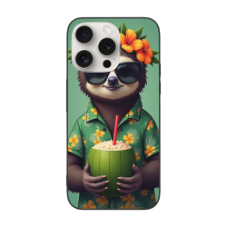 のんびりしたナマケモノのバケーション風iPhoneケース - OKOMALL