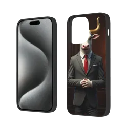 iPhone 15/Pro/Max 紳士風手機殼 - okomall.com