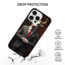 iPhone 15/Pro/Max 紳士風手機殼 - okomall.com