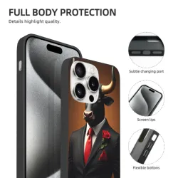 紳士風度 iPhone 15/15 Pro/15 Pro Max 手機殼 - okomall