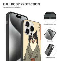 可愛柴犬圖案iPhone 15/15 Pro/15 Pro Max手機殼 - Okomall