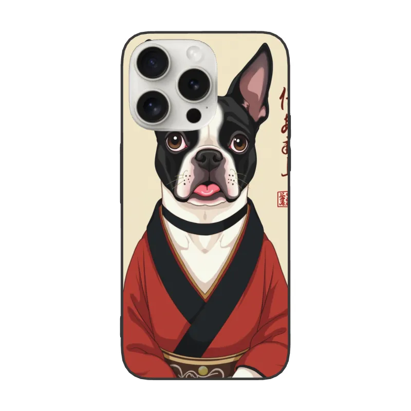 iPhone 15/Pro/Max 柴犬武士手機殼 - OKOMALL