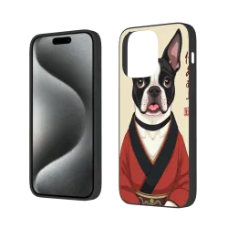 iPhone 15/Pro/Max 柴犬武士手機殼 - OKOMALL