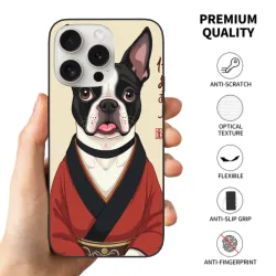 iPhone 15/Pro/Max 柴犬武士手機殼 - OKOMALL