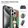 可爱柯基手机壳 - iPhone 15 Pro/Pro Max 全面印花防摔壳