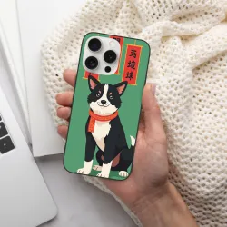 可爱柯基手机壳 - iPhone 15 Pro/Pro Max 全面印花防摔壳