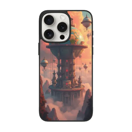 iPhone 15/Pro/Max 夢幻雲端古堡手機殼 - okomall