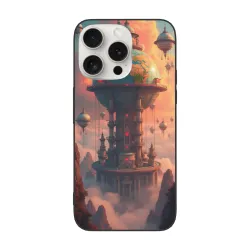 iPhone 15/Pro/Max 夢幻雲端古堡手機殼 - okomall