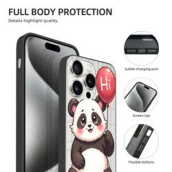 可爱卡通iPhone 15/15 Pro/15 Pro Max手机壳 - okomall