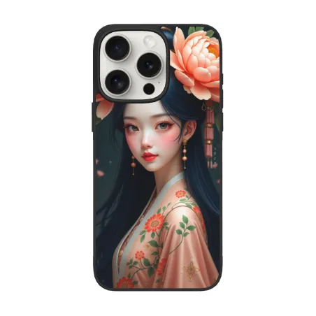 國風美人iPhone手機殼 - 全螢幕印花 | okomall