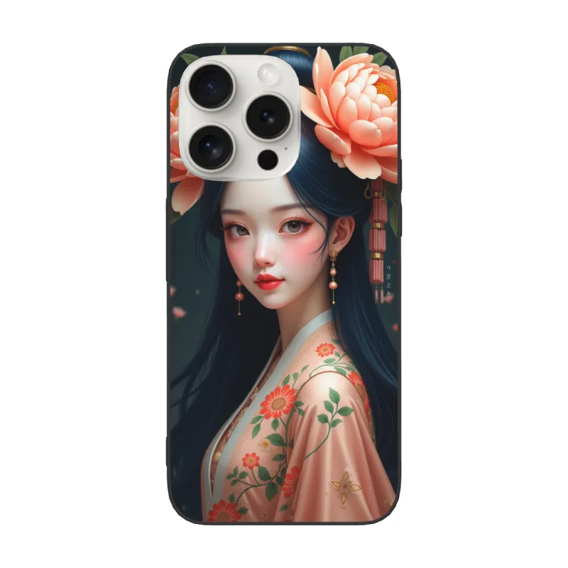 國風美人iPhone手機殼 - 全螢幕印花 | okomall