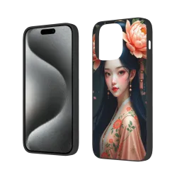 國風美人iPhone手機殼 - 全螢幕印花 | okomall