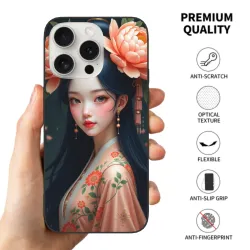 國風美人iPhone手機殼 - 全螢幕印花 | okomall