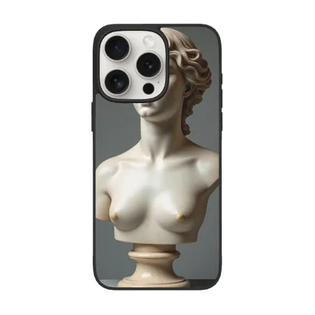 Funda para iPhone 15/Pro/Max con escultura de diosa clásica - OKOMALL