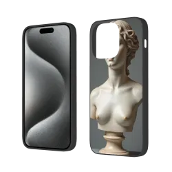 Funda para iPhone 15/Pro/Max con escultura de diosa clásica - OKOMALL