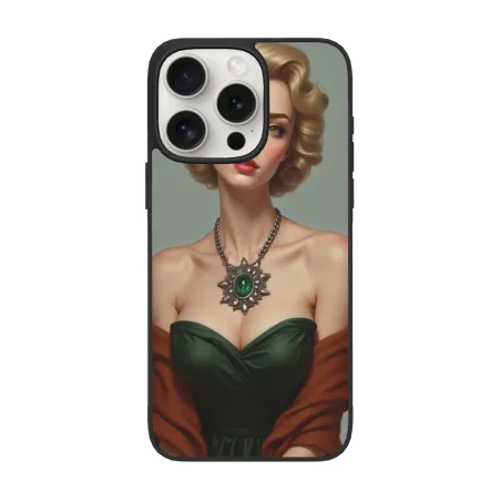優雅復古女神 iPhone 15/15 Pro/15 Pro Max 手機殼 - OKOMALL
