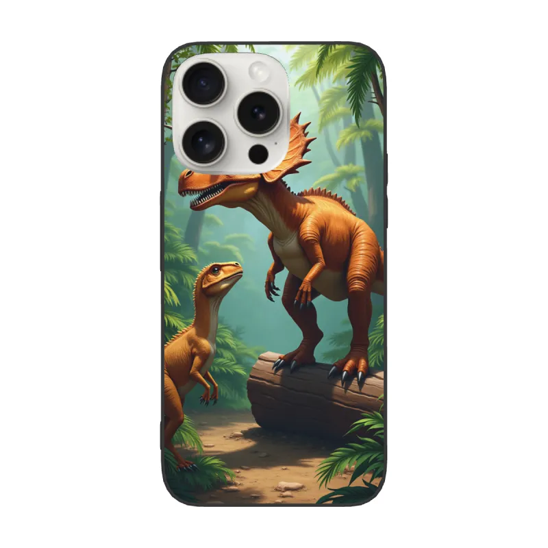 iPhone 15/Pro/Max 恐龍叢林手機殼 - okomall