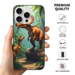 iPhone 15/Pro/Max 恐龍叢林手機殼 - okomall