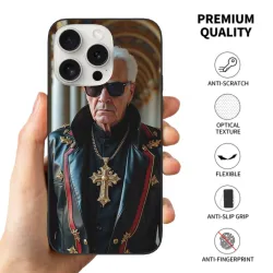 iPhone 15 Pro/Pro Max 個性定制手機殼 - 復古大佬