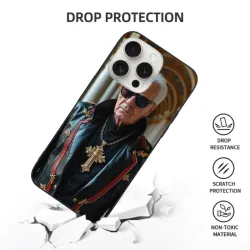 iPhone 15 Pro/Pro Max 個性定制手機殼 - 復古大佬