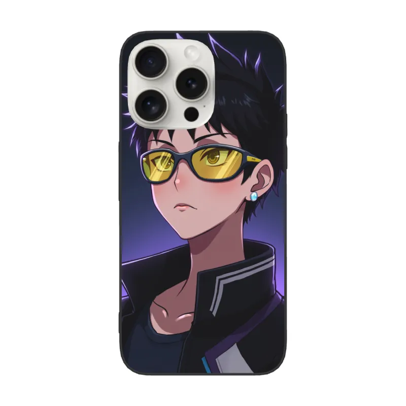 iPhone 15/Pro/Max 动漫角色手機殼 - 酷炫街頭風 | OKOMALL