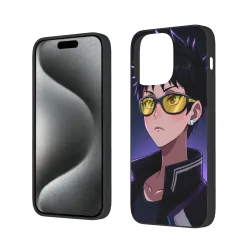 iPhone 15/Pro/Max 动漫角色手機殼 - 酷炫街頭風 | OKOMALL