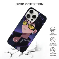 iPhone 15/Pro/Max 动漫角色手機殼 - 酷炫街頭風 | OKOMALL