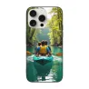 iPhone 15/Pro/Max 森林湖泊風景手機殼 - okomall