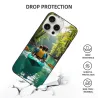iPhone 15/Pro/Max 森林湖泊風景手機殼 - okomall