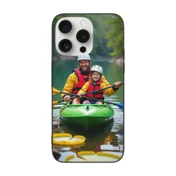 iPhone 15/Pro/Max 划船風景手機殼 - OKOMALL