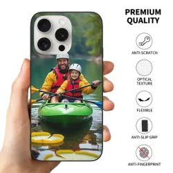 iPhone 15/Pro/Max 划船風景手機殼 - OKOMALL