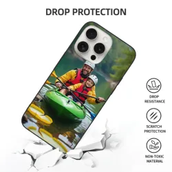 iPhone 15/Pro/Max 划船風景手機殼 - OKOMALL