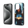 iPhone 15/Pro/Max 賽博龐克女戰士手機殼 - OKOMALL