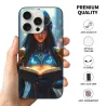 iPhone 15/Pro/Max 賽博龐克女戰士手機殼 - OKOMALL