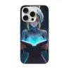 賽博朋克風格女性手機殼 - iPhone 15 Pro/Pro Max 保護殼
