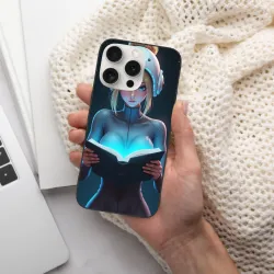 賽博朋克風格女性手機殼 - iPhone 15 Pro/Pro Max 保護殼